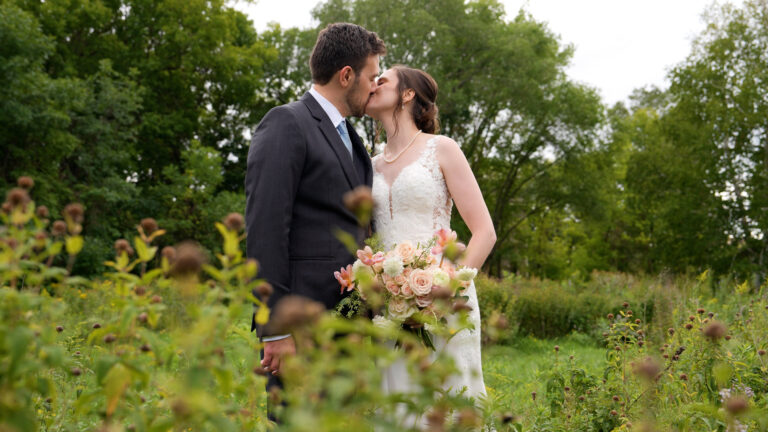 wedding kiss