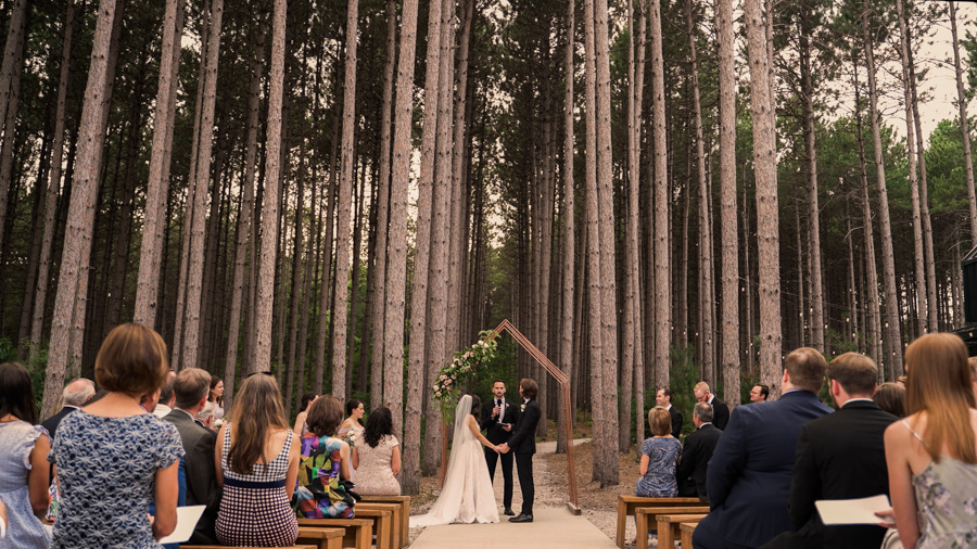 Pinewood Ceremony Outside